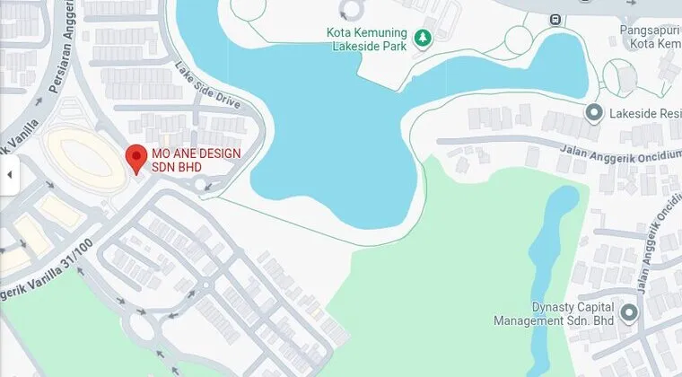 Mo Ane Design SDN BHD location — Gamuda Biz Suites, Kota Kemuning