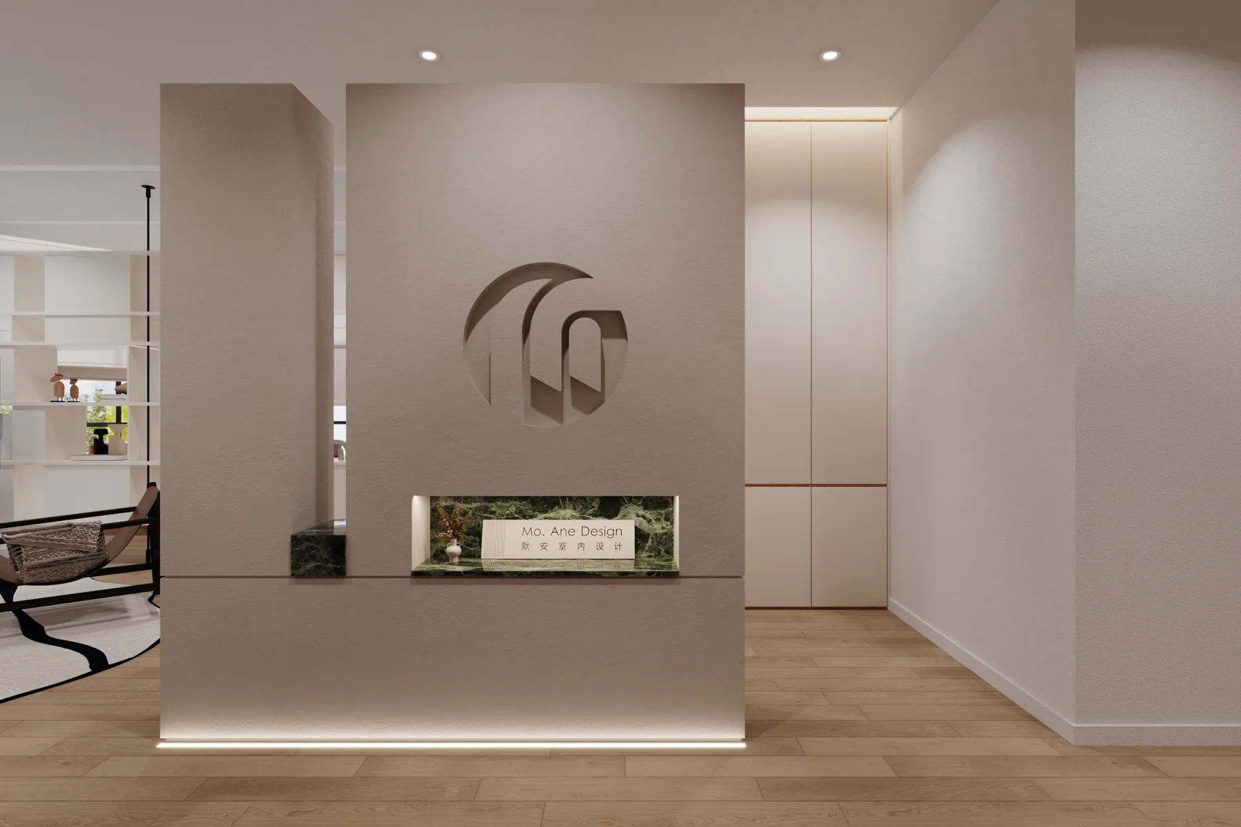Mo Ane Design office reception in Kota Kemuning, Shah Alam