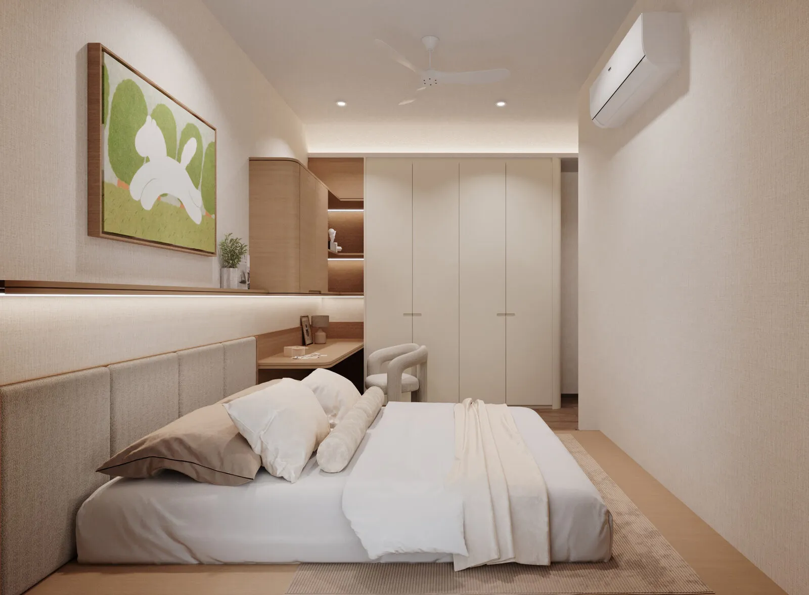 Daughter bedroom detail — kids room design Banting