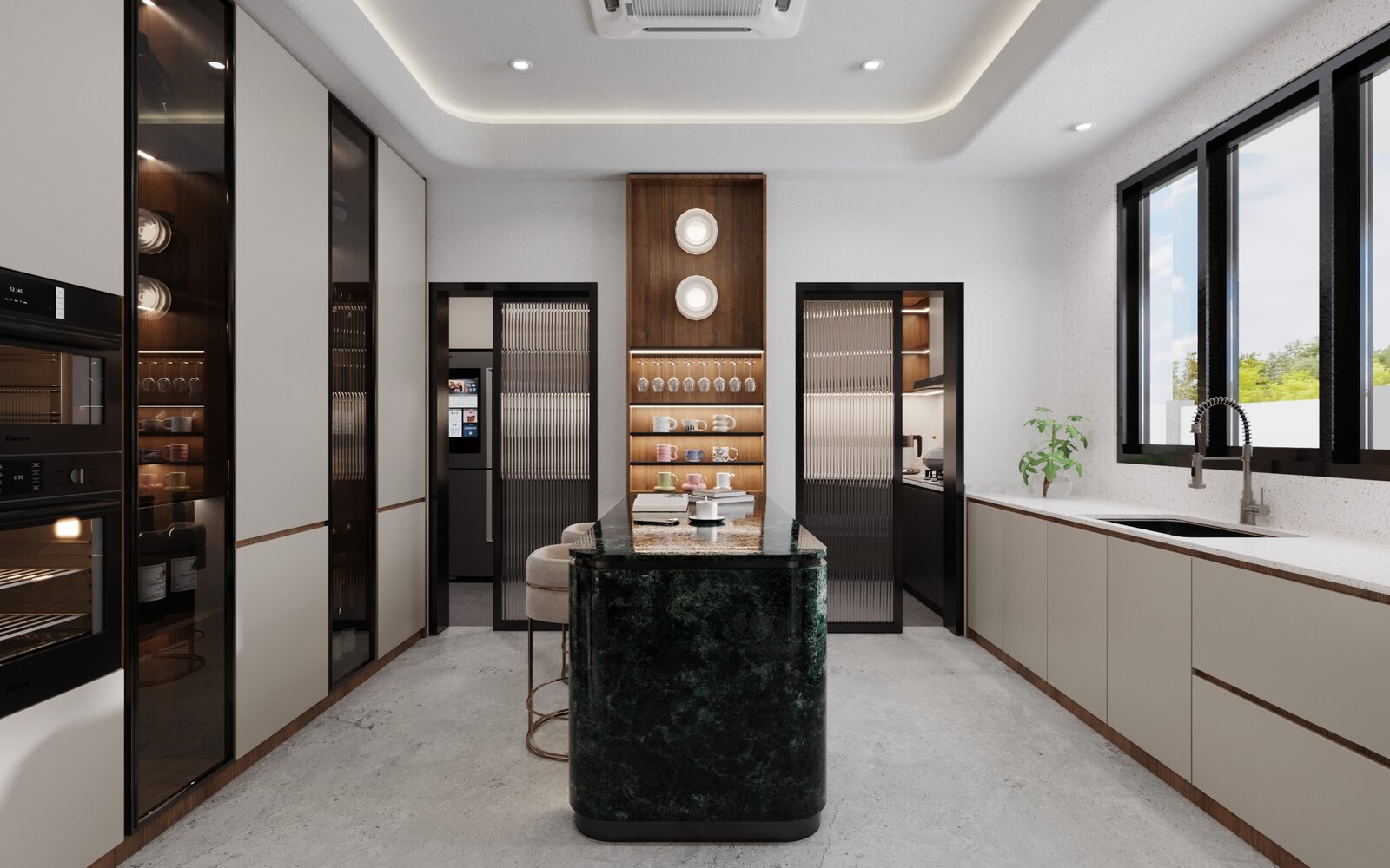 Dry kitchen — kitchen interior design Banting Selangor