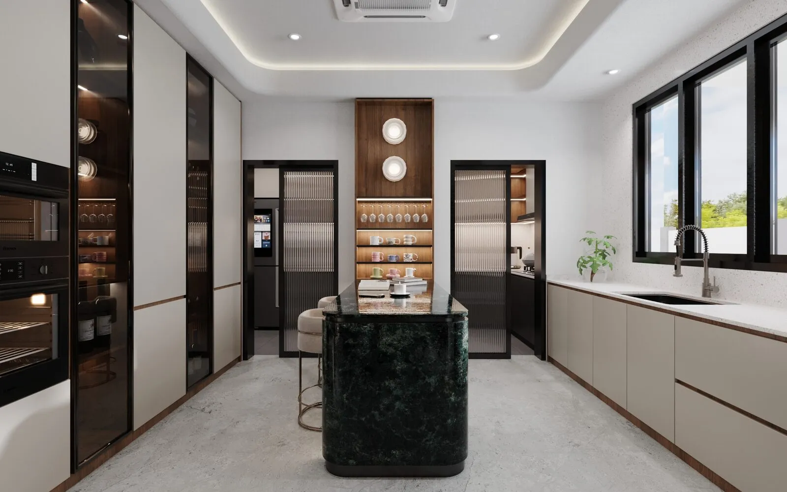 Dry kitchen — kitchen interior design Banting Selangor