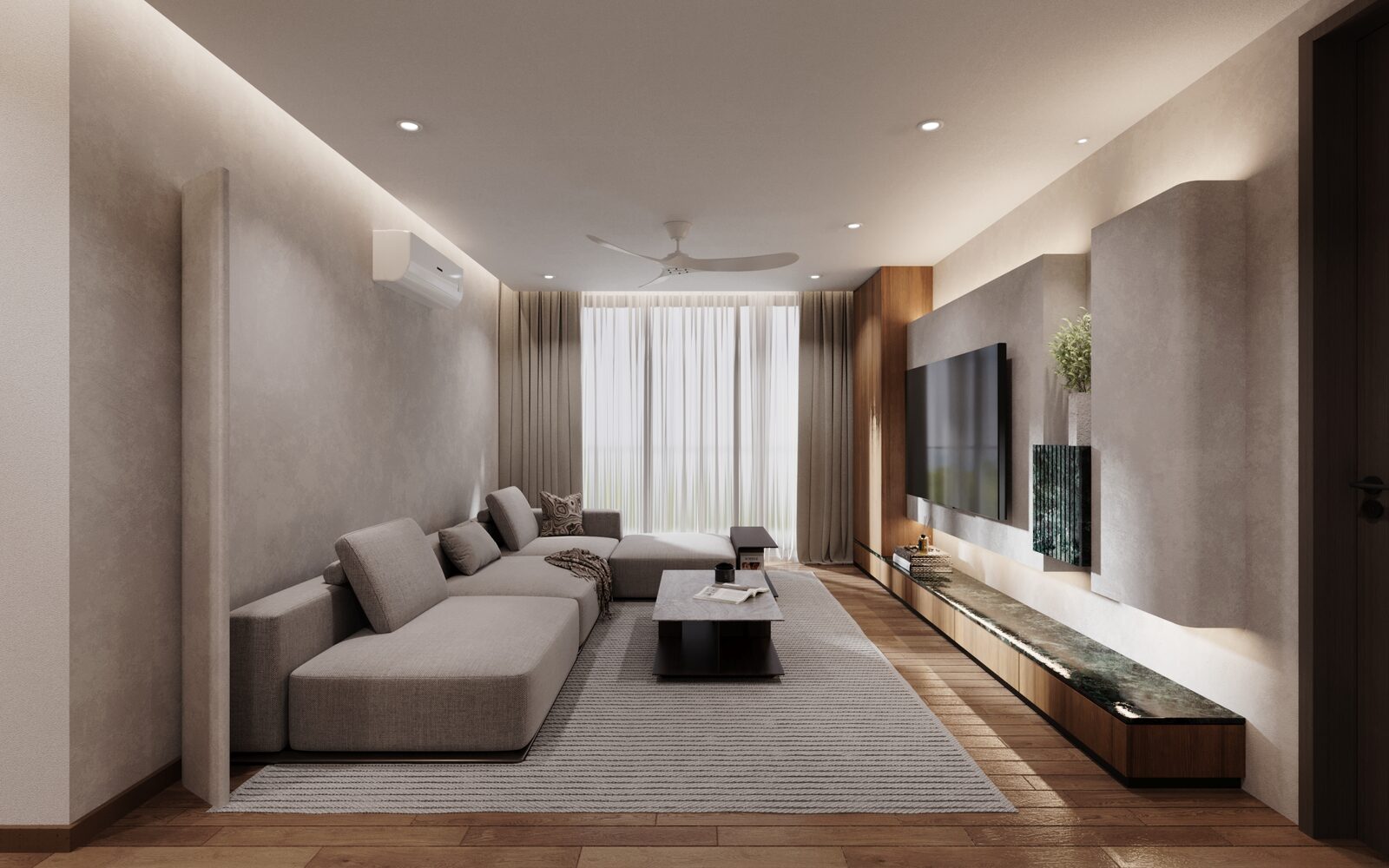 Élan Residence — Contemporary Modern semi-detached interior design, Banting Selangor