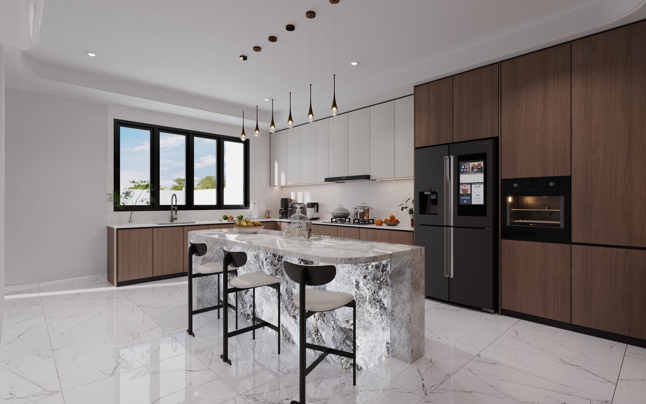 Modern kitchen interior design Selangor Malaysia