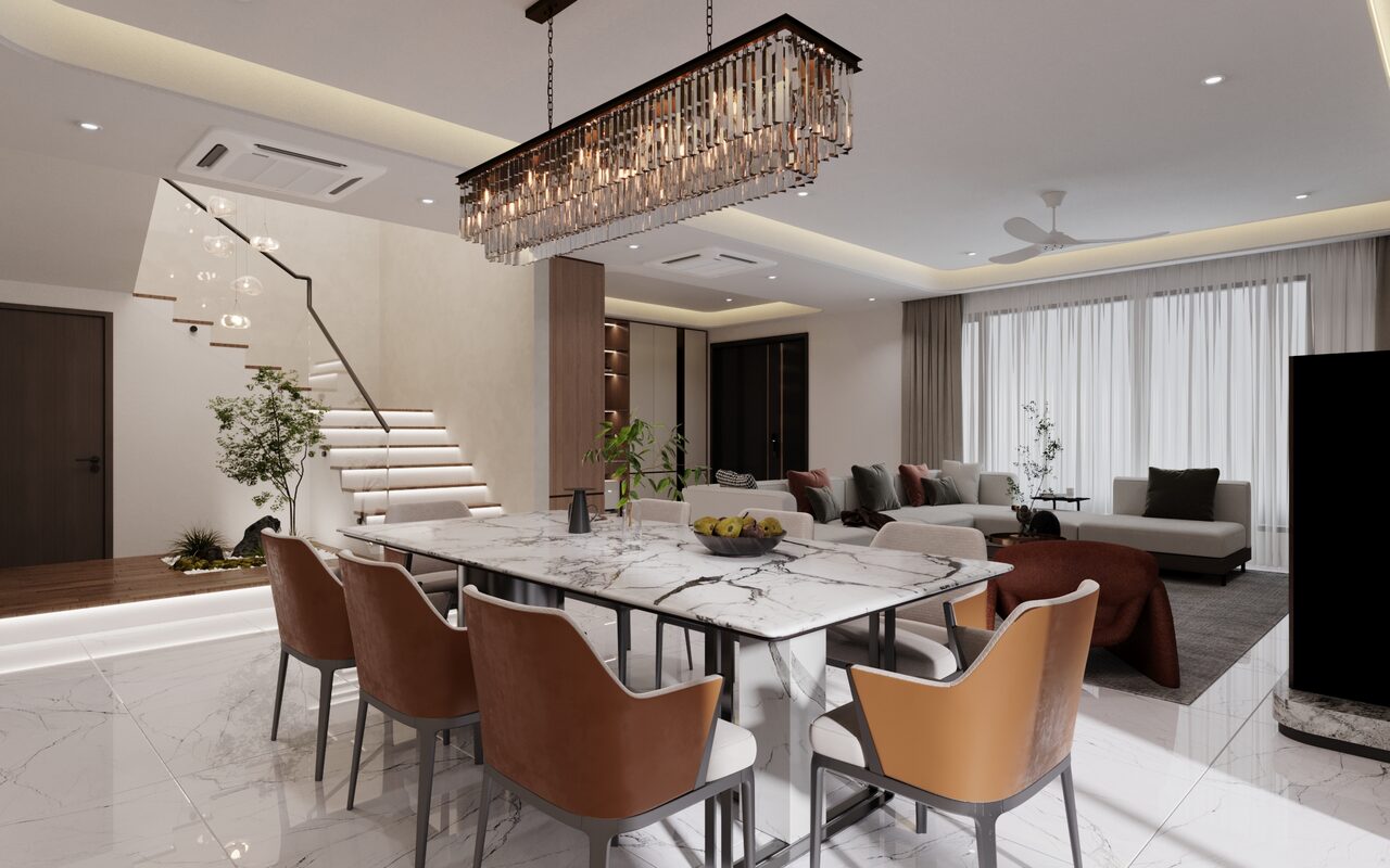 Contemporary Chinese interior living room Malaysia
