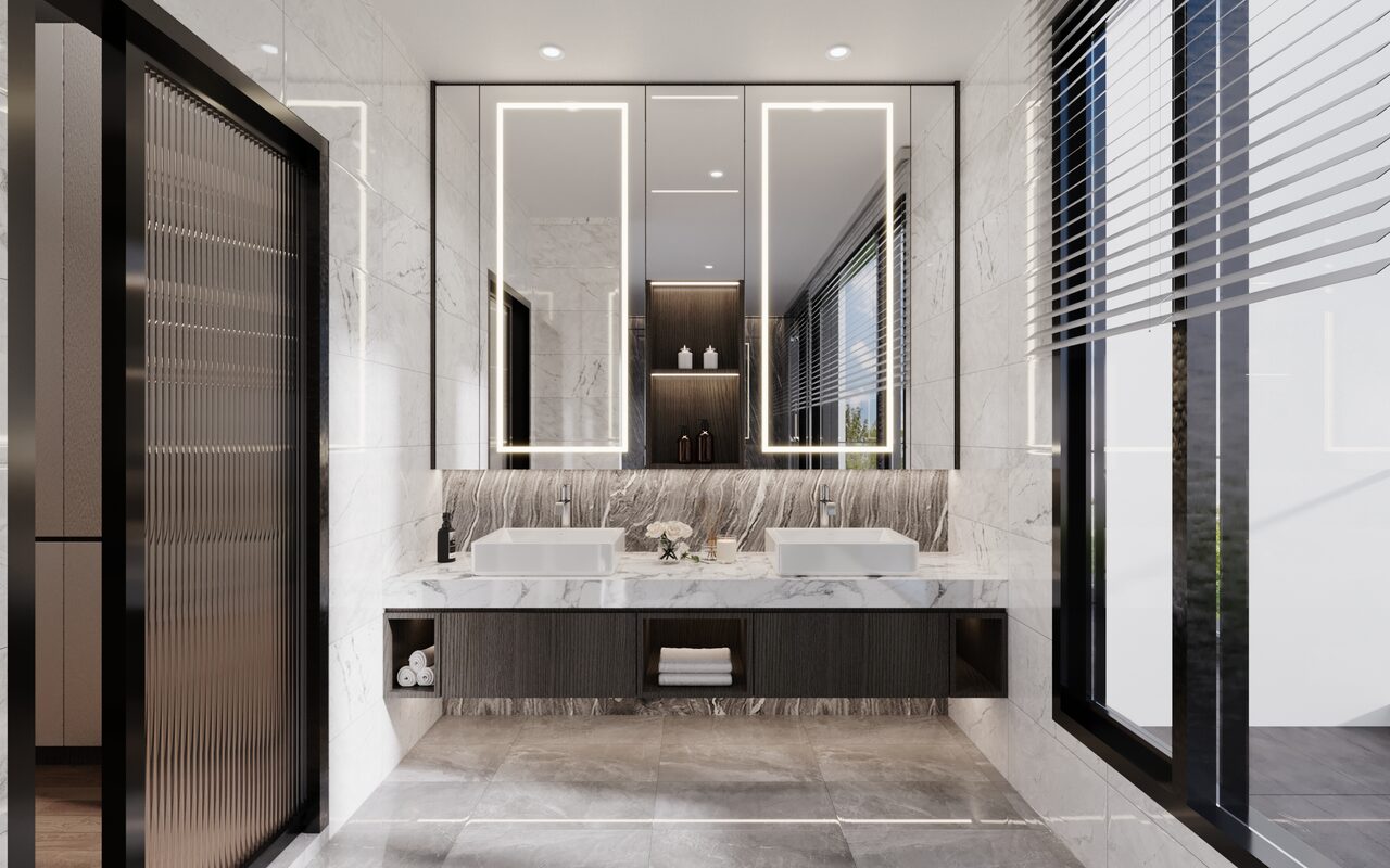 Master bathroom interior design Banting Selangor