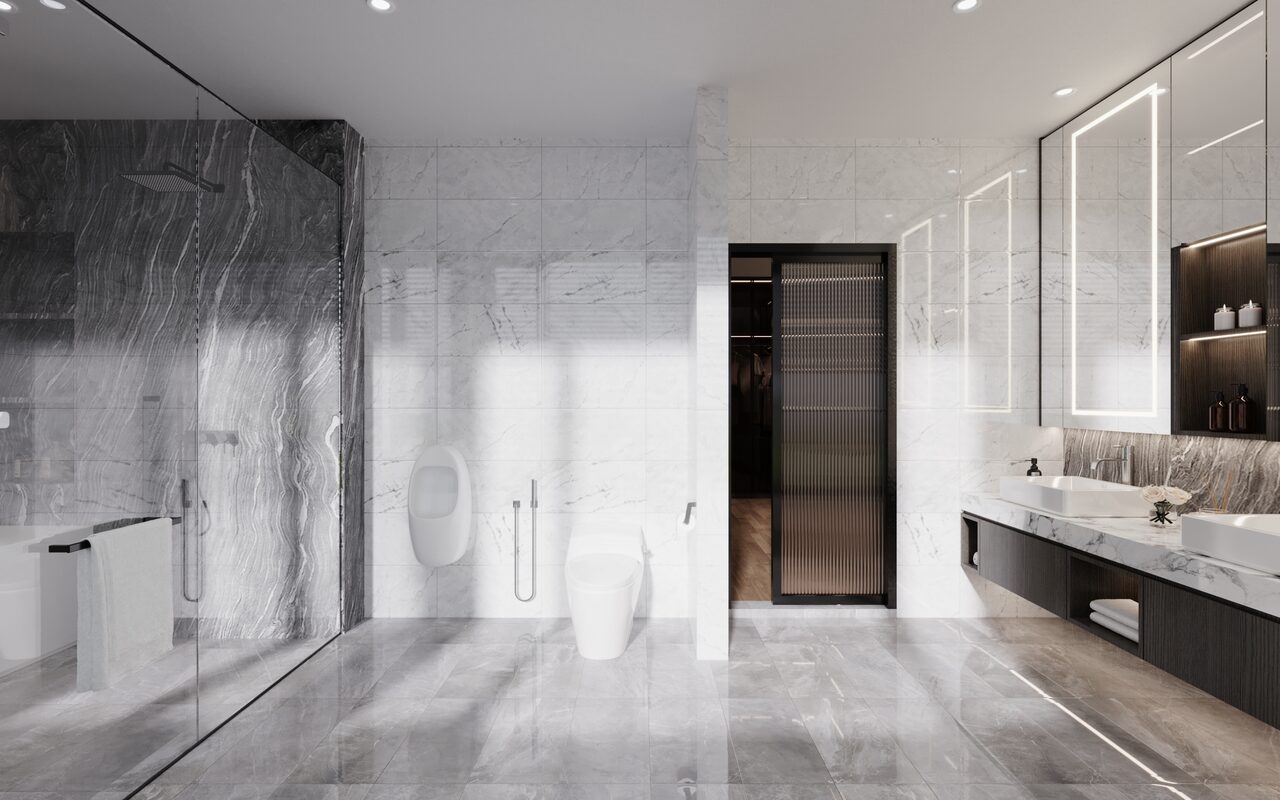 Luxury bathroom interior design Selangor