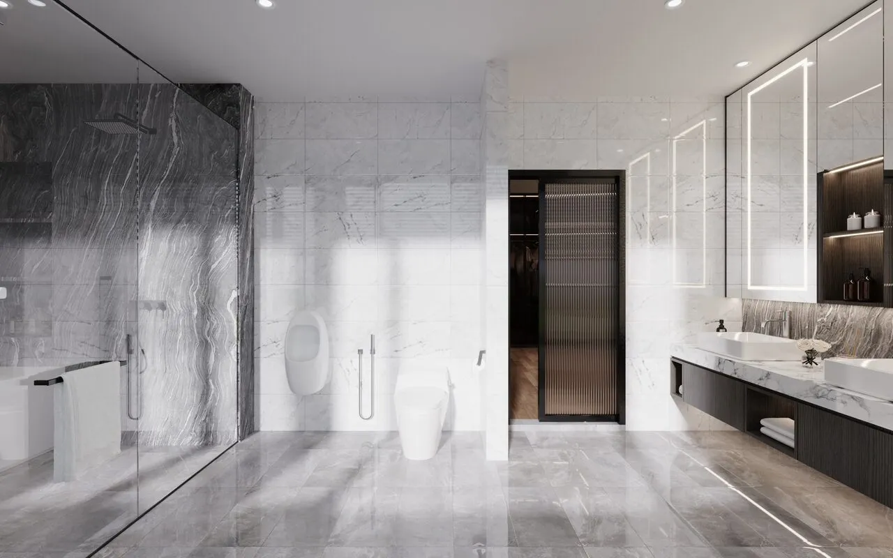 Luxury bathroom interior design Selangor
