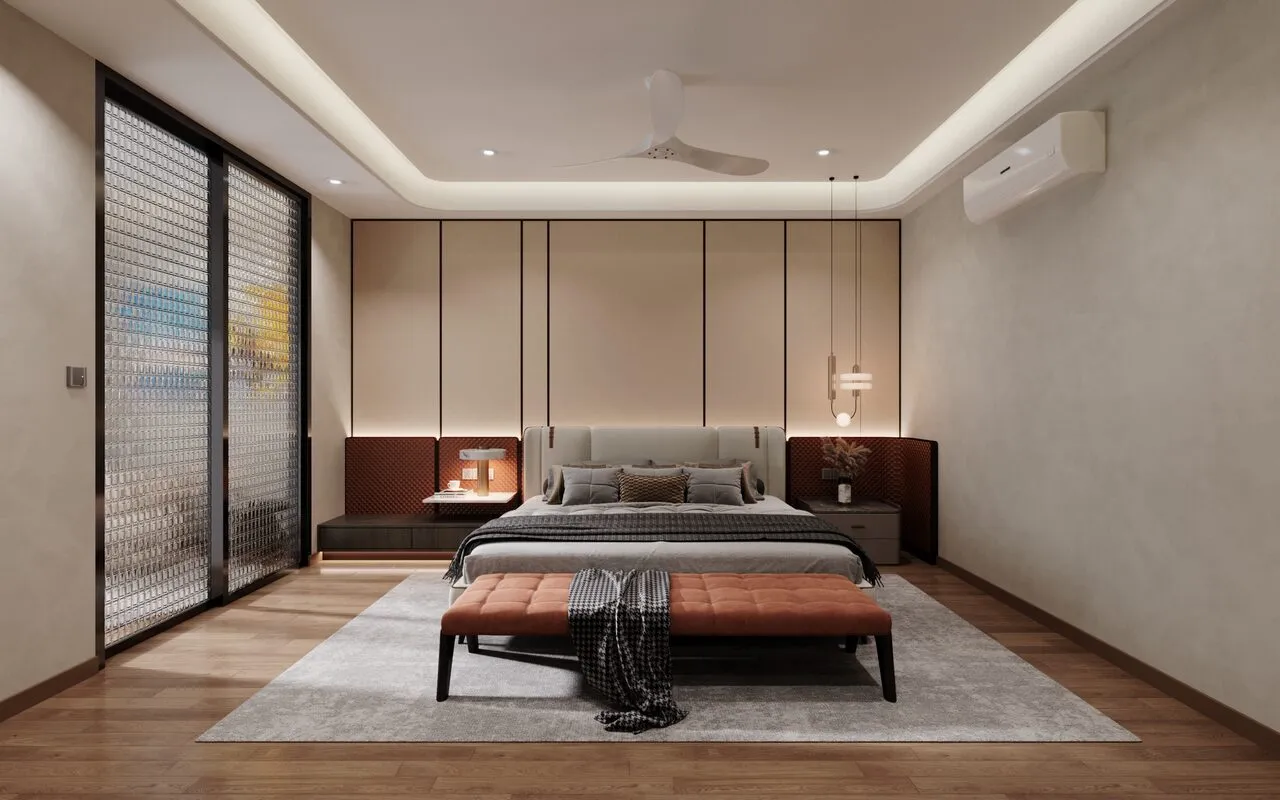 Master bedroom interior design — New Chinese style Banting Selangor