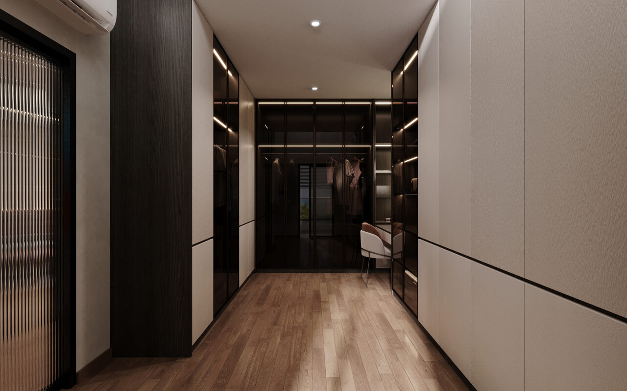 Walk-in closet interior design Banting Selangor