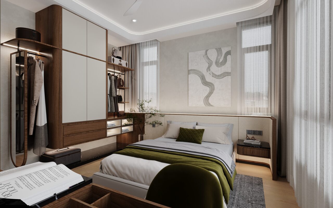Master bedroom interior design — landed house Shah Alam Selangor Malaysia