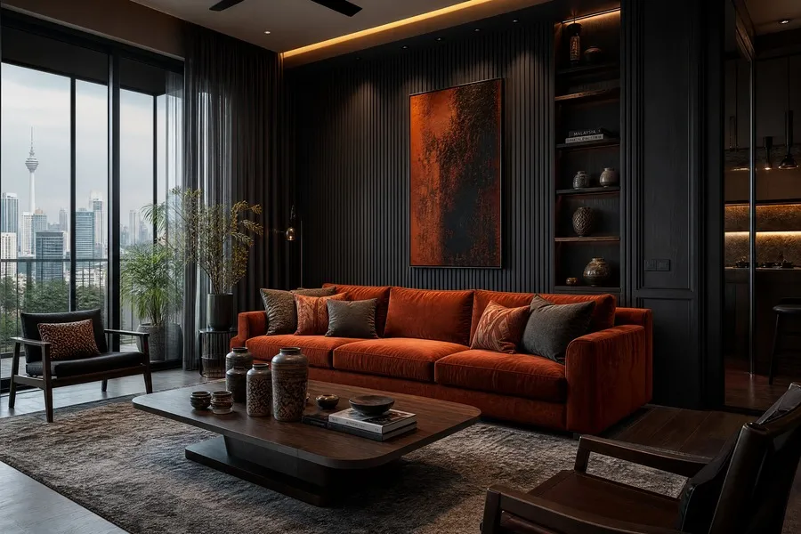 Charcoal and Rust
